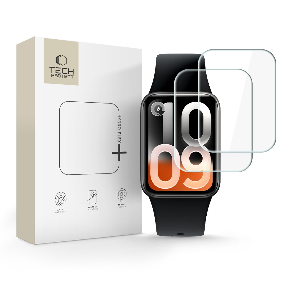 Folia Hydrożelowa TECH-PROTECT Hydro FLEX+ 2-PACK do XIAOMI SMART BAND 10 PRO – Ochrona na najwyższym poziomie
