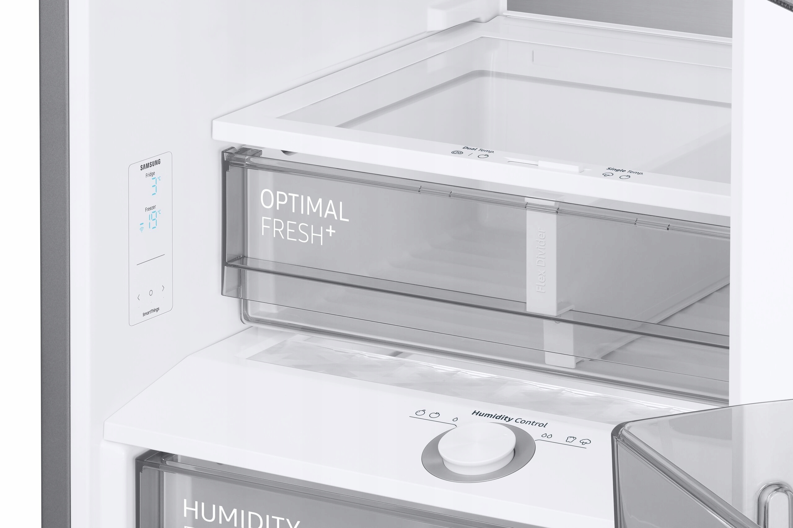 Optymalna wilgotność z Humidity Fresh+ – Dłuższa świeżość owoców i warzyw