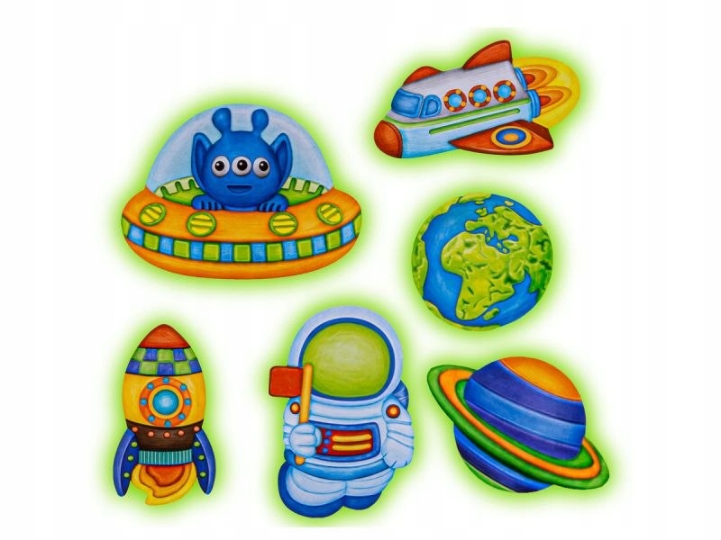 Unikalne magnesy kosmiczne – Stwórz 6 różnych wzorów