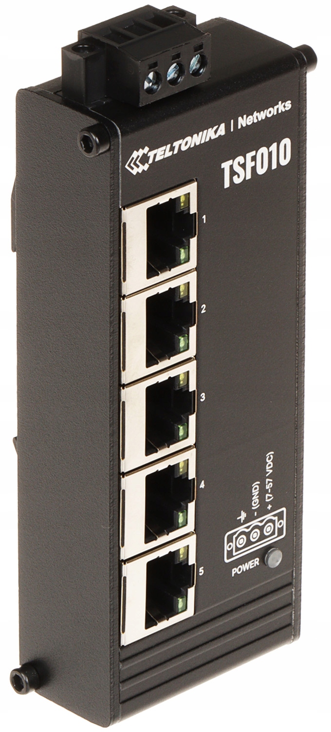 Wydajność i funkcjonalność – 5 portów Fast Ethernet (10/100)