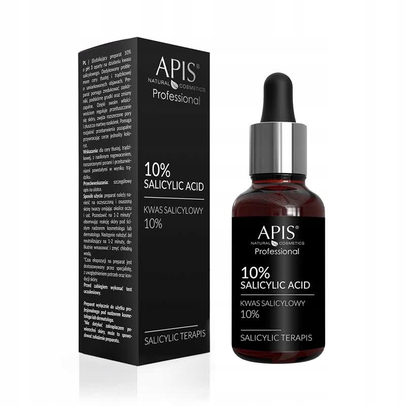 Apis Professional Kwas Salicylowy 10% 30ml – Skuteczna pielęgnacja cery trądzikowej