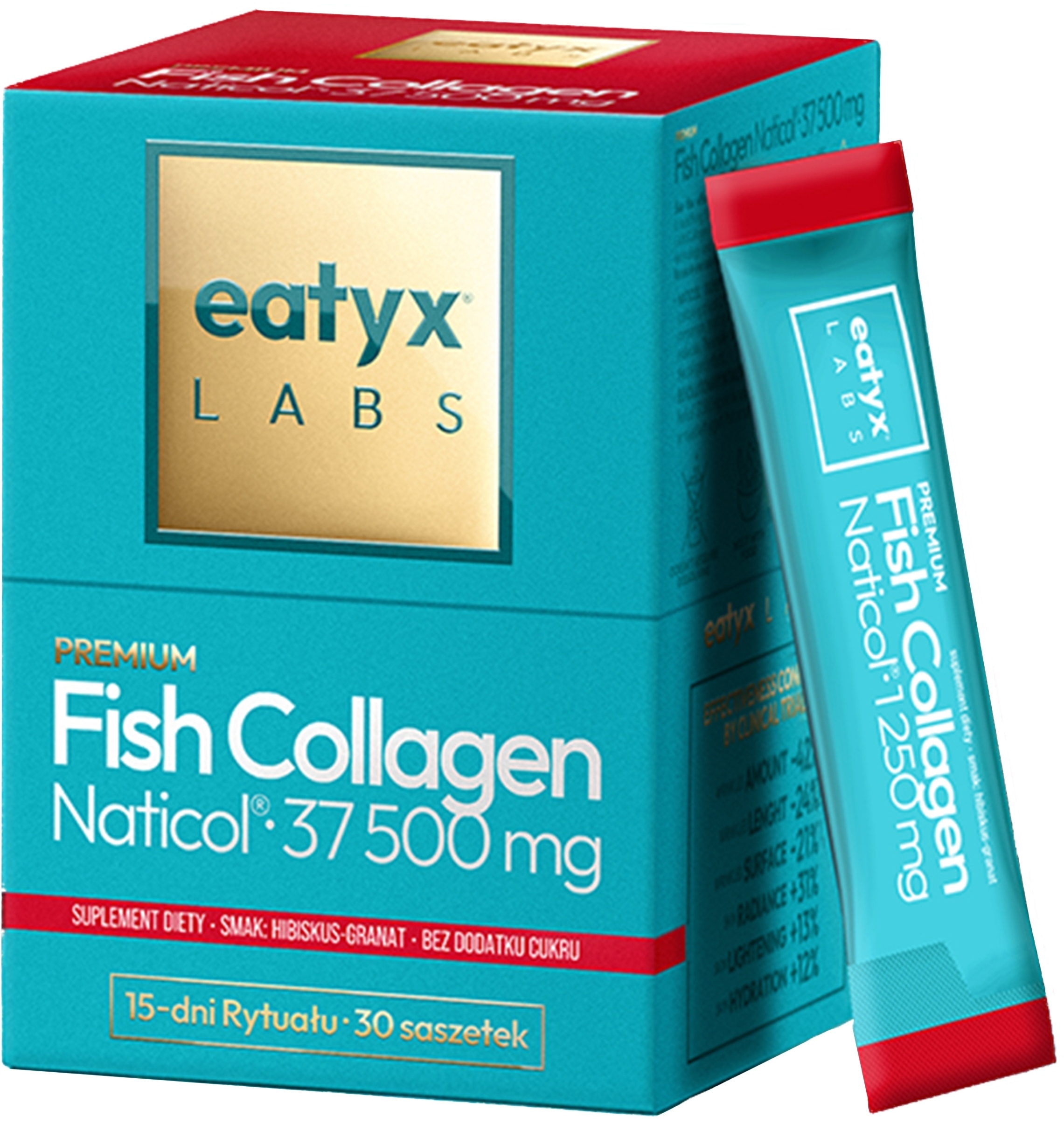 EATYX® Fish Collagen Naticol* – Naturalny kolagen w saszetkach dla zdrowej skóry
