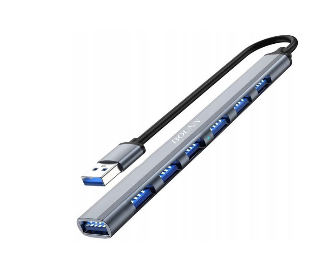 HUB USB Bounn Adapter USB A TO 6*USB2.0+USB3.0 – Rozbuduj swoje możliwości