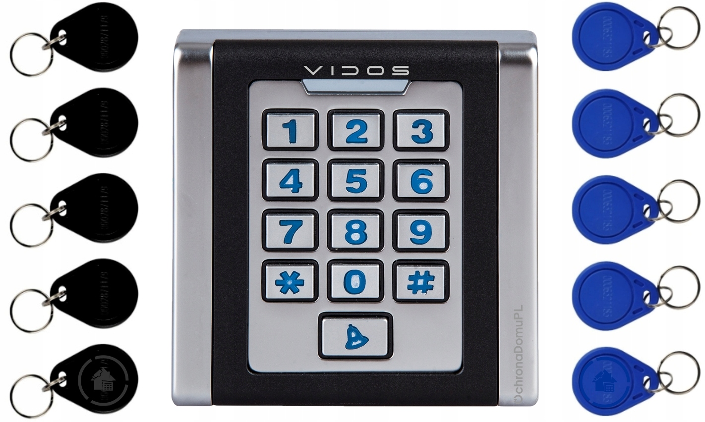 Możliwość zapisu do 2000 kart i kodów użytkowników