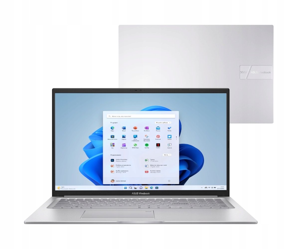 ASUS VivoBook 17 X1704VA-AU817W – Wydajny laptop do codziennych zadań