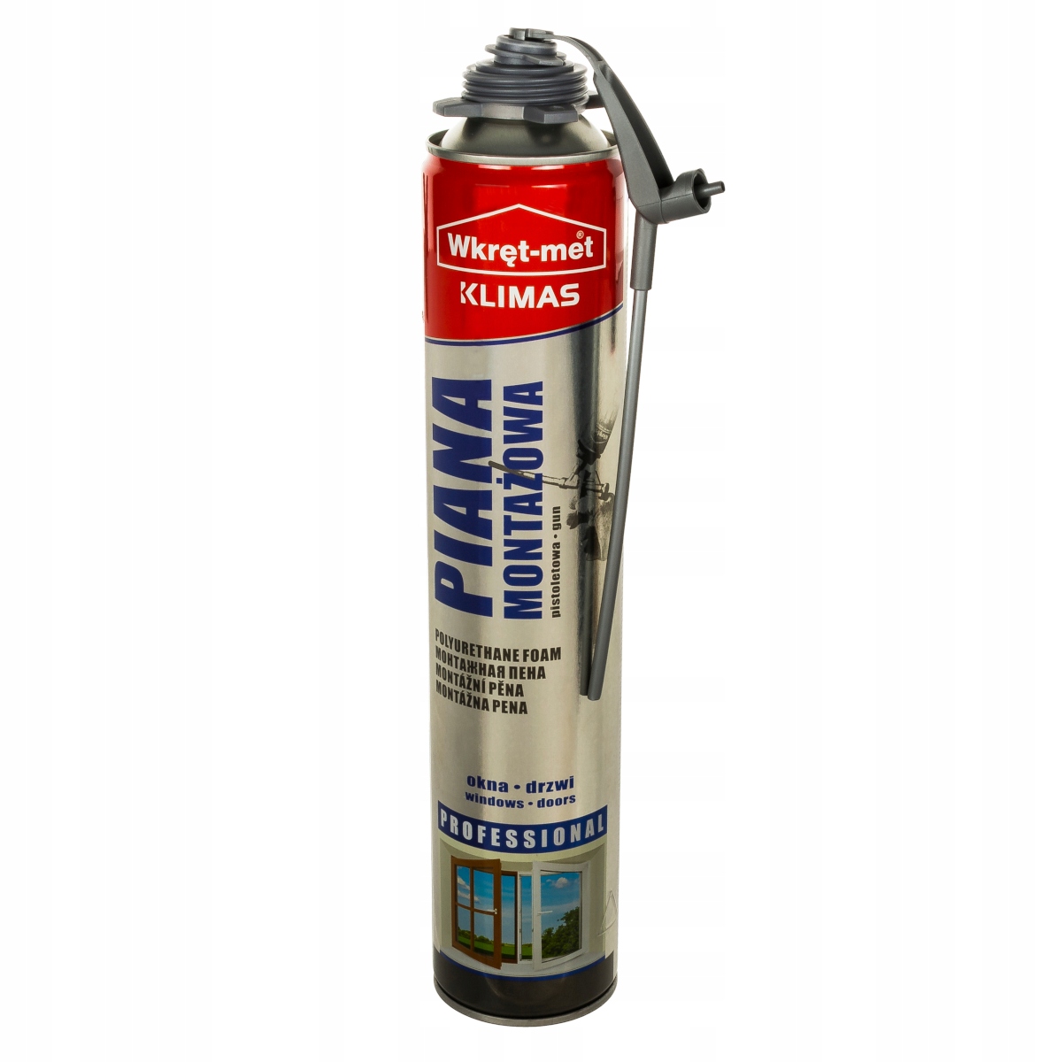 Piana montażowa PMPL-900-65L Niskorozprężna Puszka 880 ml Wkręt-Met Klimas – Idealne rozwiązanie do uszczelnień