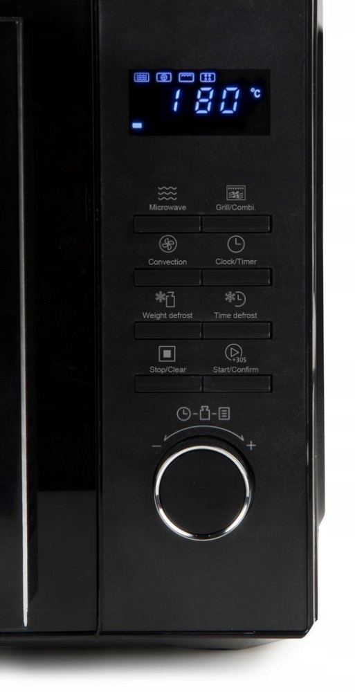 Pojemność 23 litry i średnica talerza 28,8 cm