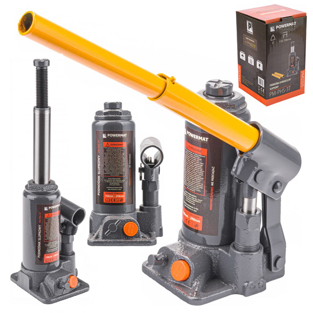 Podnośnik Hydrauliczny Słupkowy Levarek 3T 3 TON PM-PHS-3T – Niezawodna pomoc w garażu
