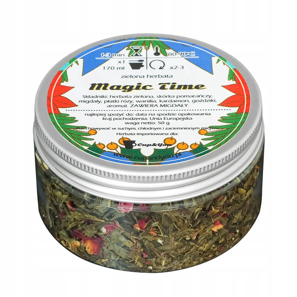 Składniki i aromaty herbaty Magic Time