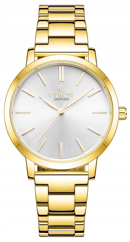 Zegarek Damski Giewont Sapphire Złoto Srebrny GW2360-B2 – Elegancja na każdą okazję
