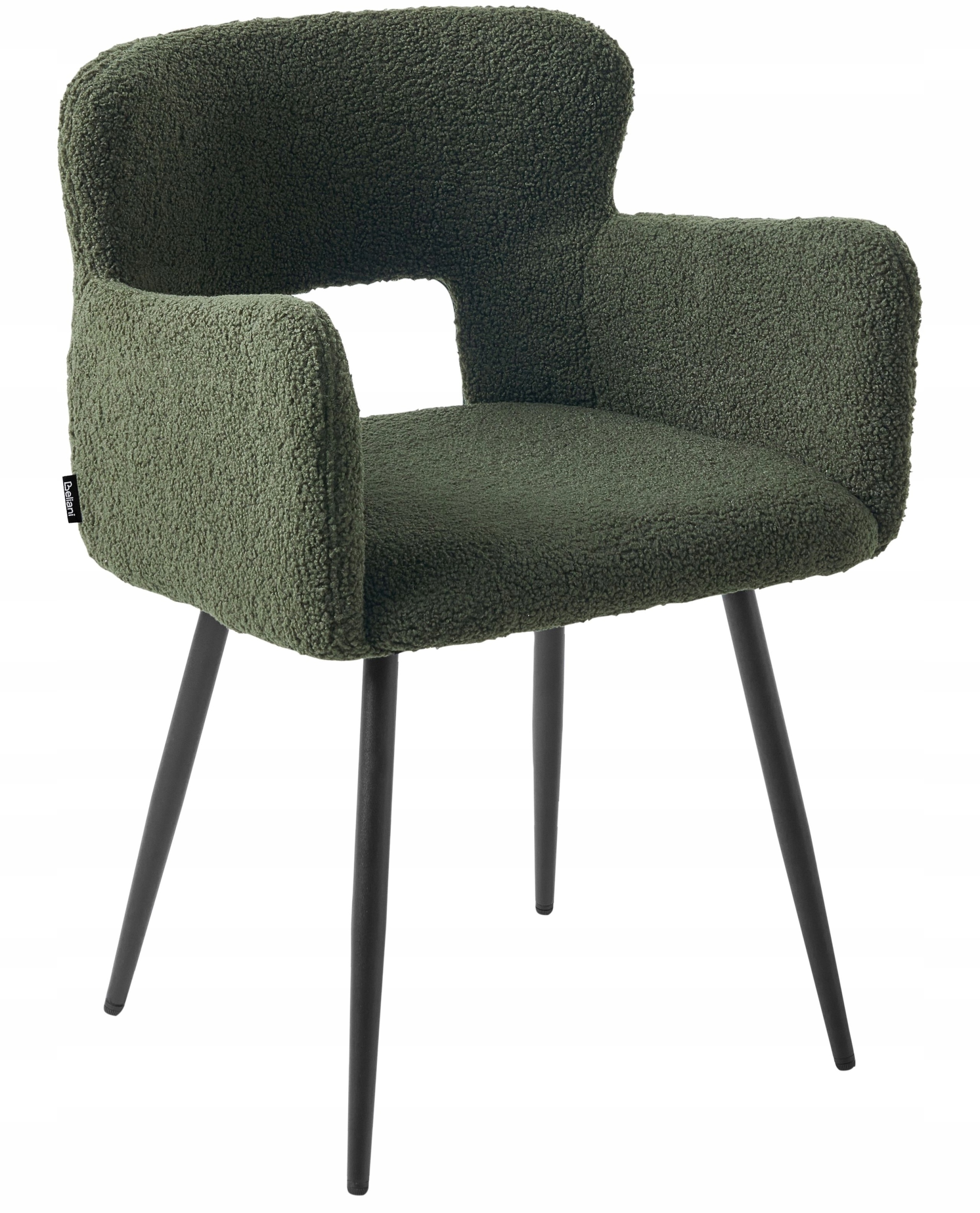 Wygodne siedzisko z akcentowanymi podłokietnikami