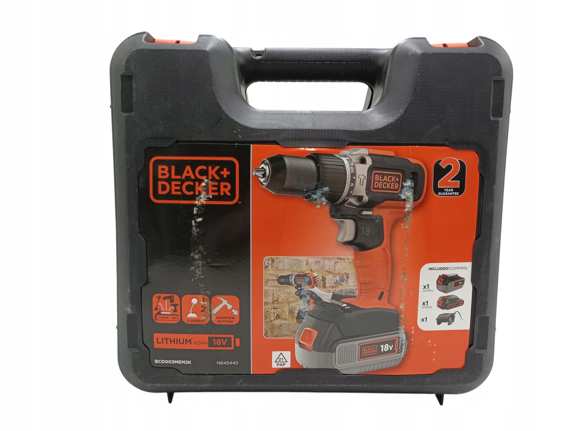 Akumulator 18V z dwoma pojemnościami