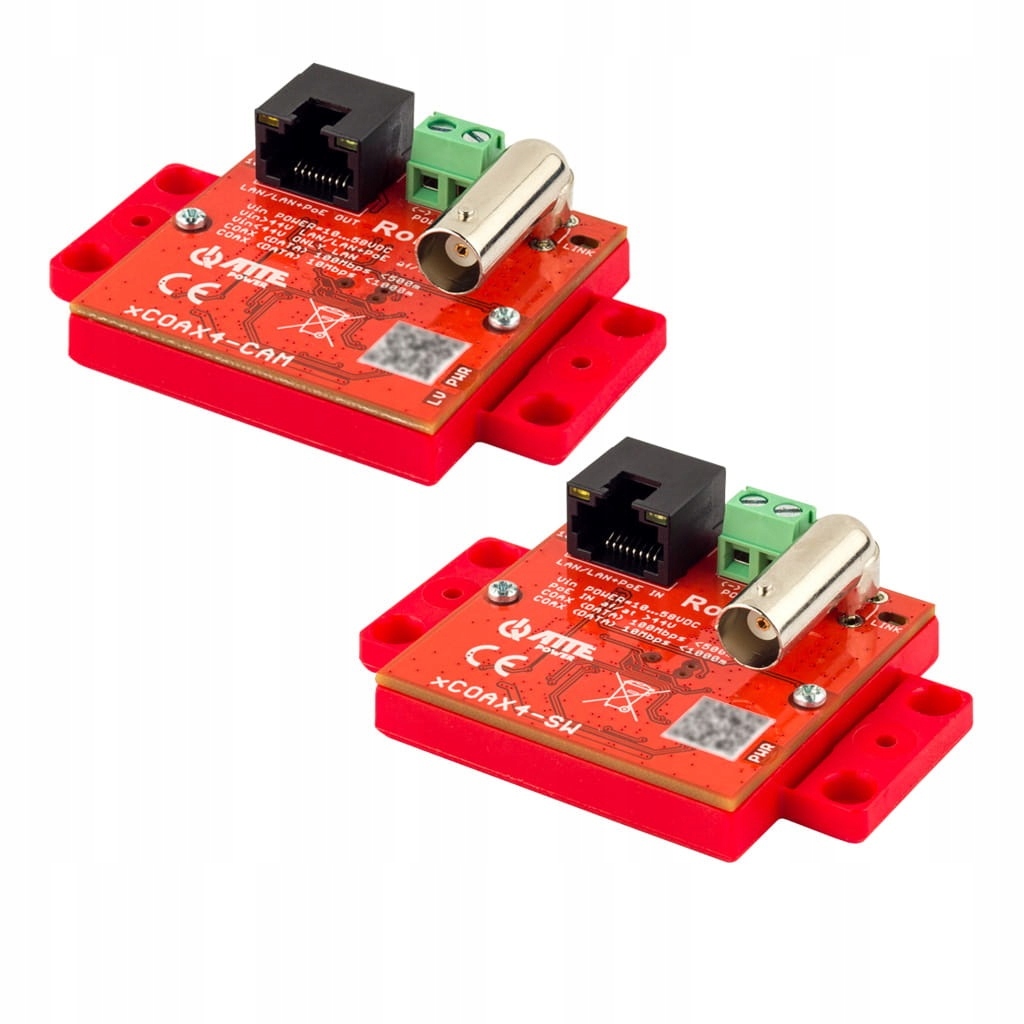 Zestaw aktywnych konwerterów do transmisji Ethernet oraz PoE ATTE xCOAX4-SET – Idealne rozwiązanie dla Twojej sieci