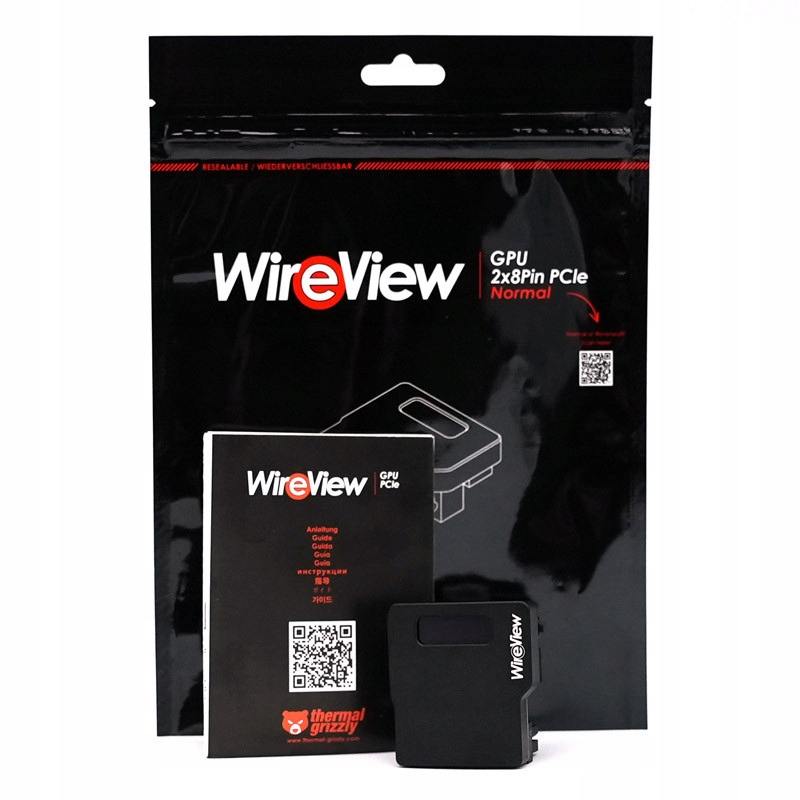 Thermal Grizzly WireView GPU, 2x 8-Pin PCIe – Miernik poboru mocy dla kart graficznych