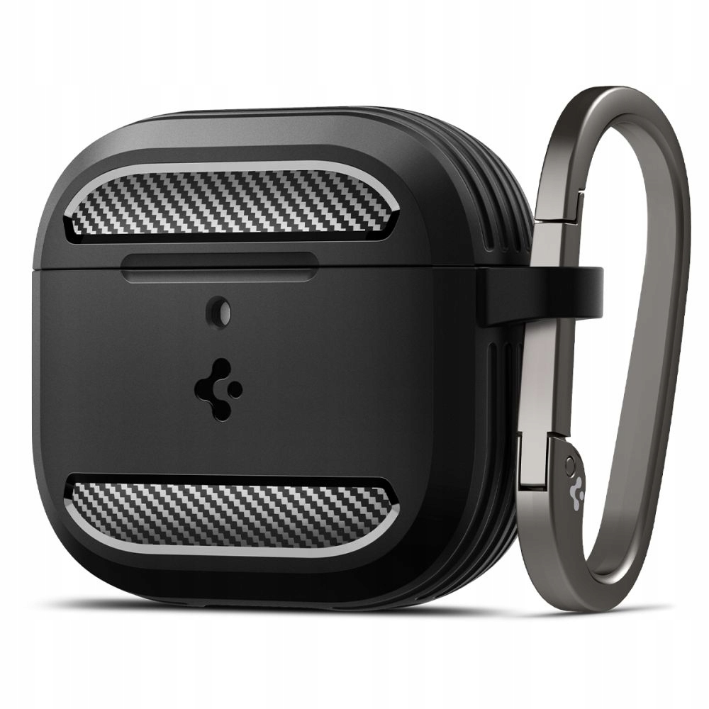 Spigen SPIGEN RUGGED ARMOR APPLE AIRPODS 4 MATTE BLACK – Ochrona i styl w jednym