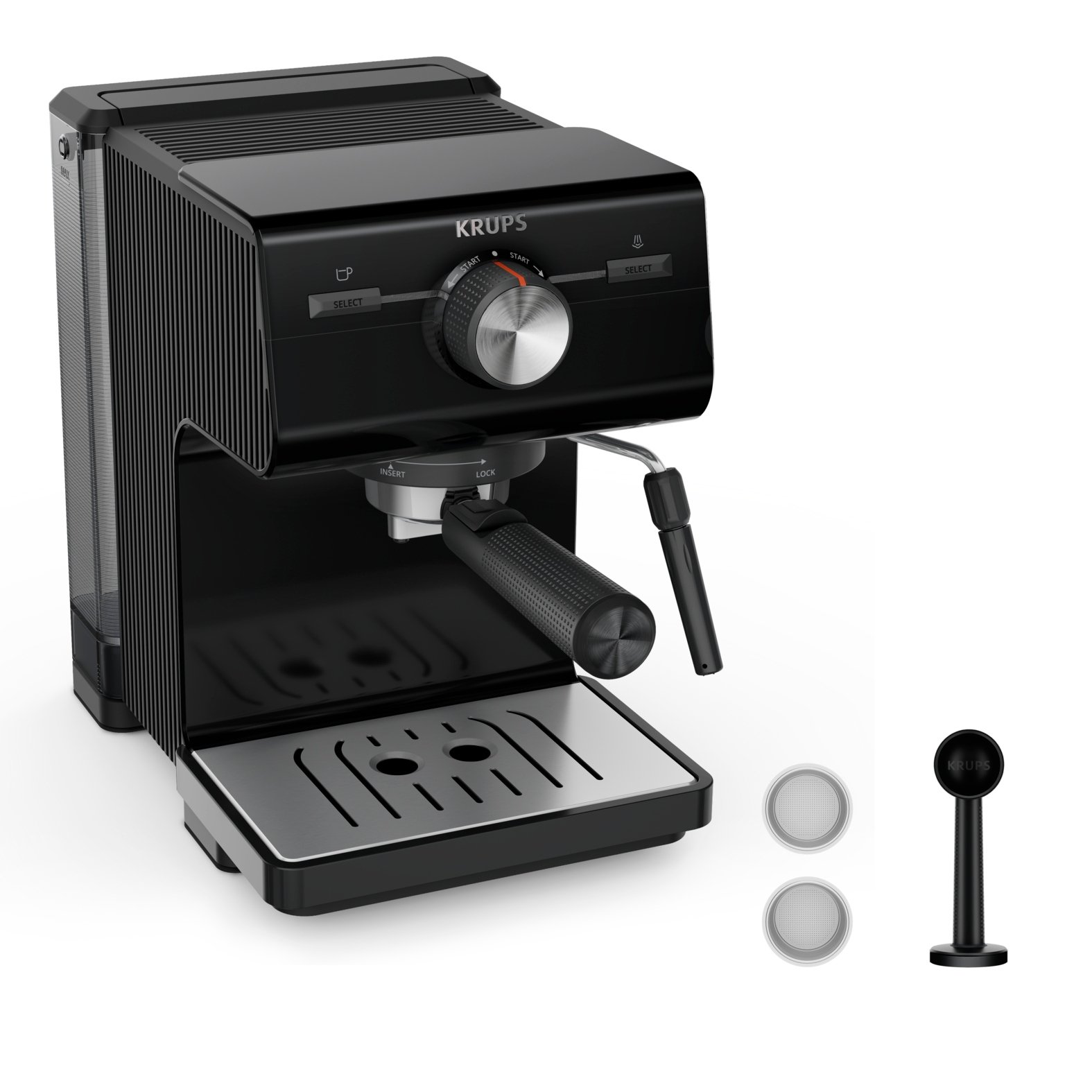 Ekspres kolbowy Krups XP 381810 Authentic – Doskonałe espresso w Twoim domu