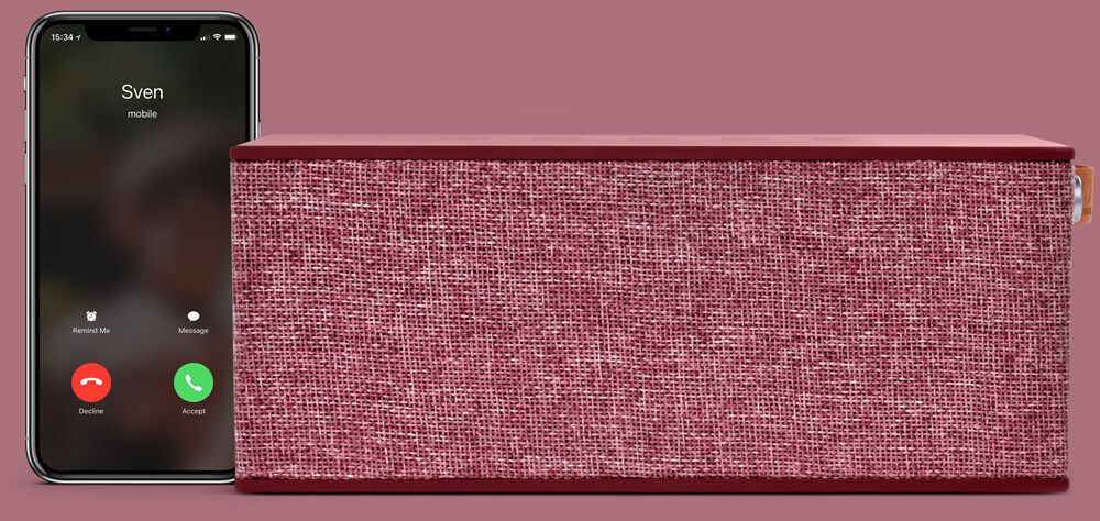 Rockbox Brick XL Ruby - Speakerphone - Fresh 'n Rebel