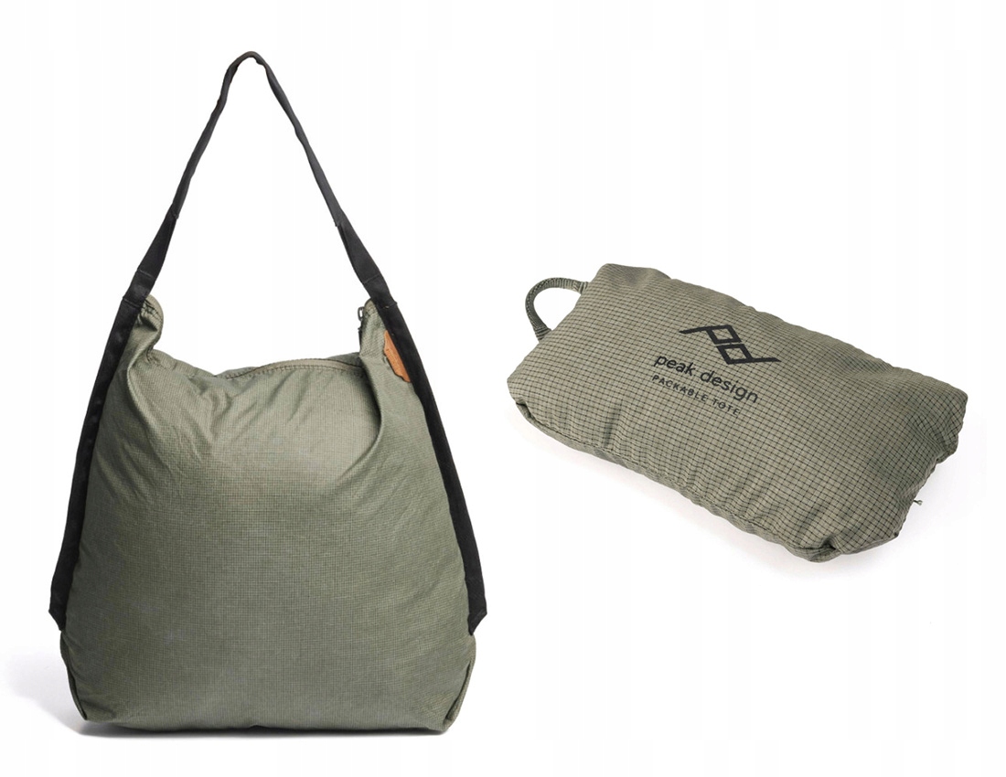 Torba Peak Design Packable Tote Sage - szarozielony – Idealny towarzysz każdej podróży