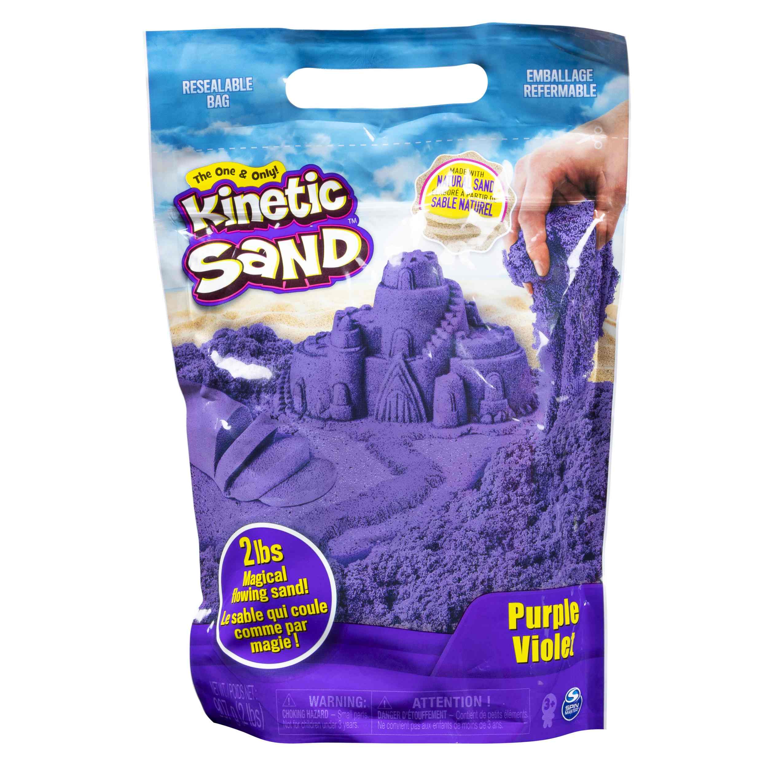 SPIN Kinetic Sand – Fioletowy piasek kinetyczny dla dzieci