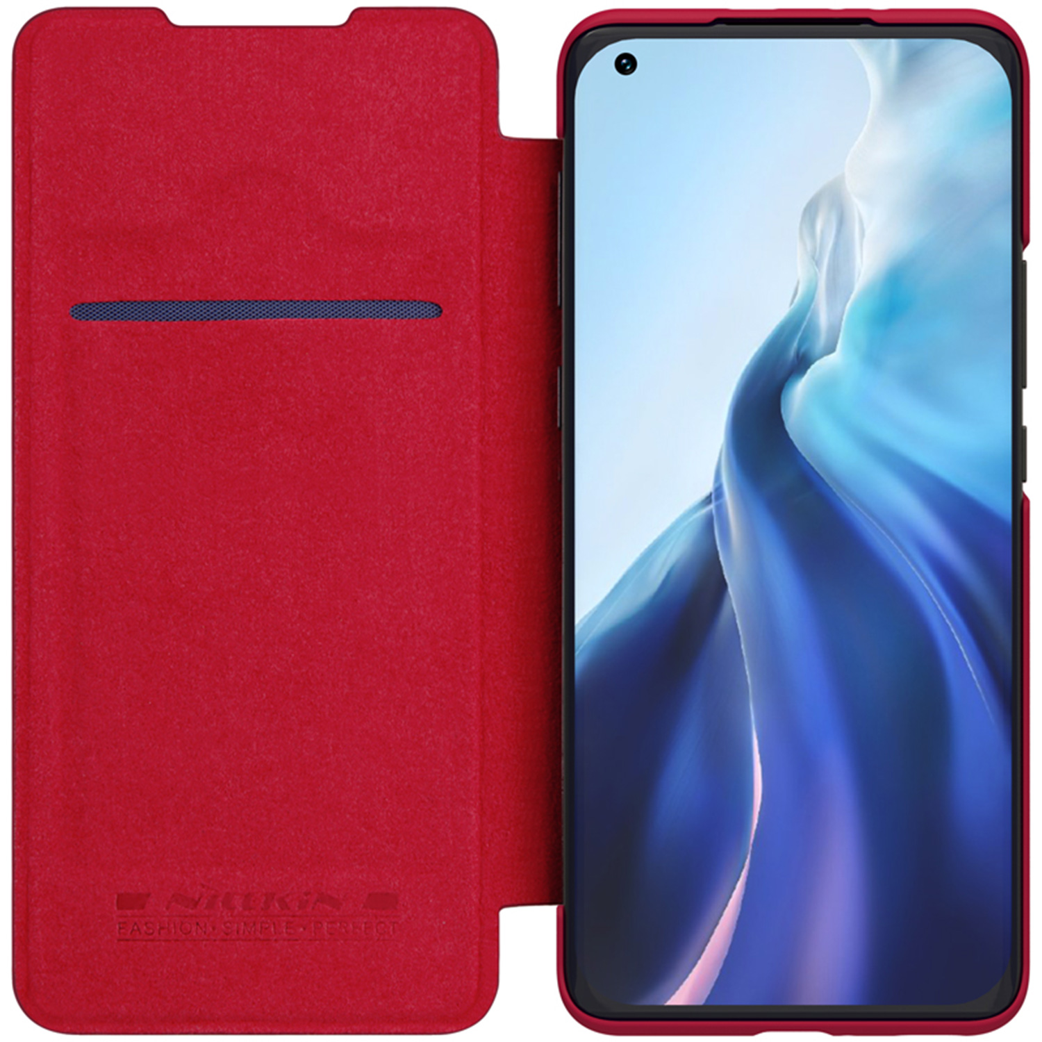 Etui Nillkin QIN dla Xiaomi Mi 11 - Specyfikacja: Etui Nillkin QIN do Xiaomi Mi 11 Black