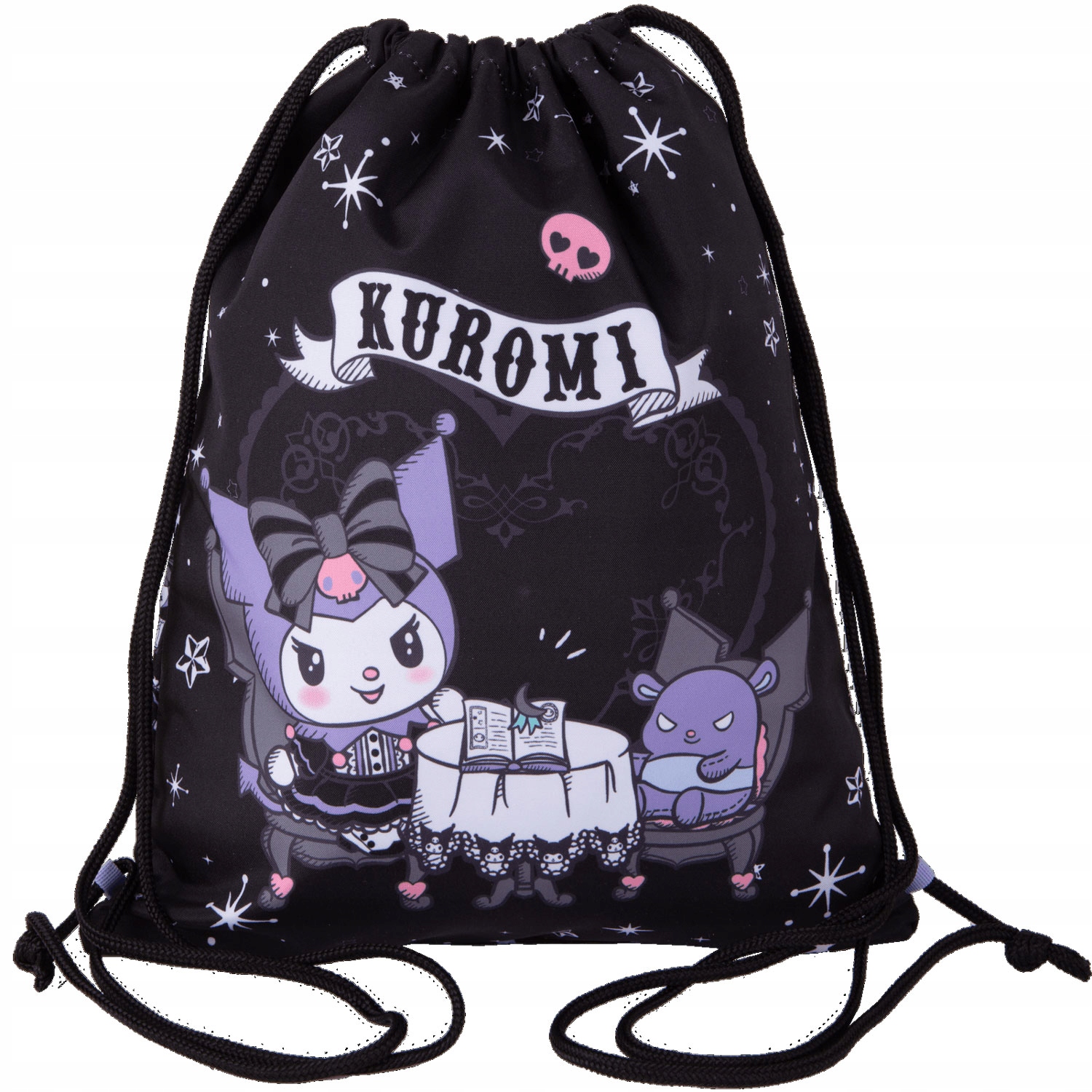 Worek na buty Kuromi Beta 43x34 cm – Idealny dla aktywnych dzieci