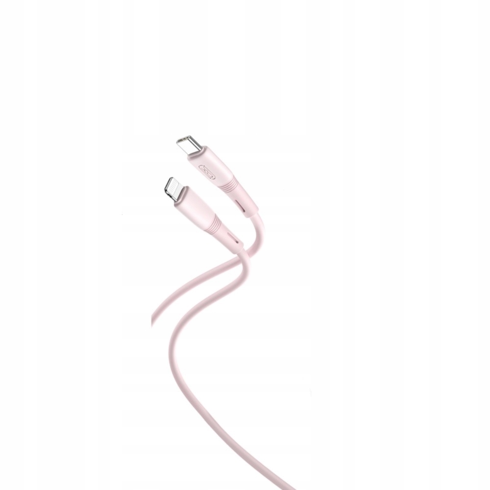 XO kabel NB-Q226A USB-C - Lightning 1m 27W różowy – Idealne rozwiązanie do ładowania