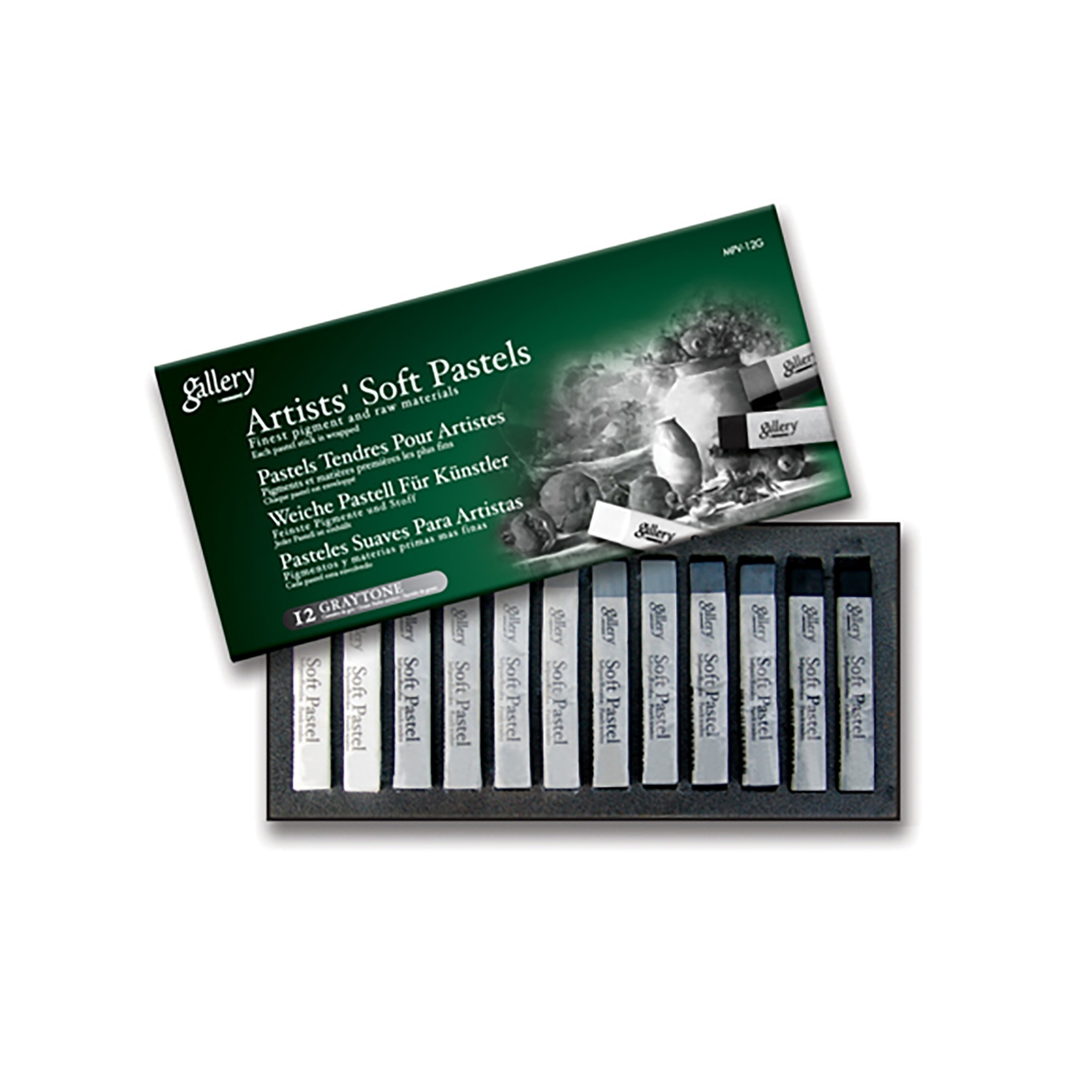 Pastele olejne suche Artists 12szt szarości MUNGYO – Idealne dla młodych artystów