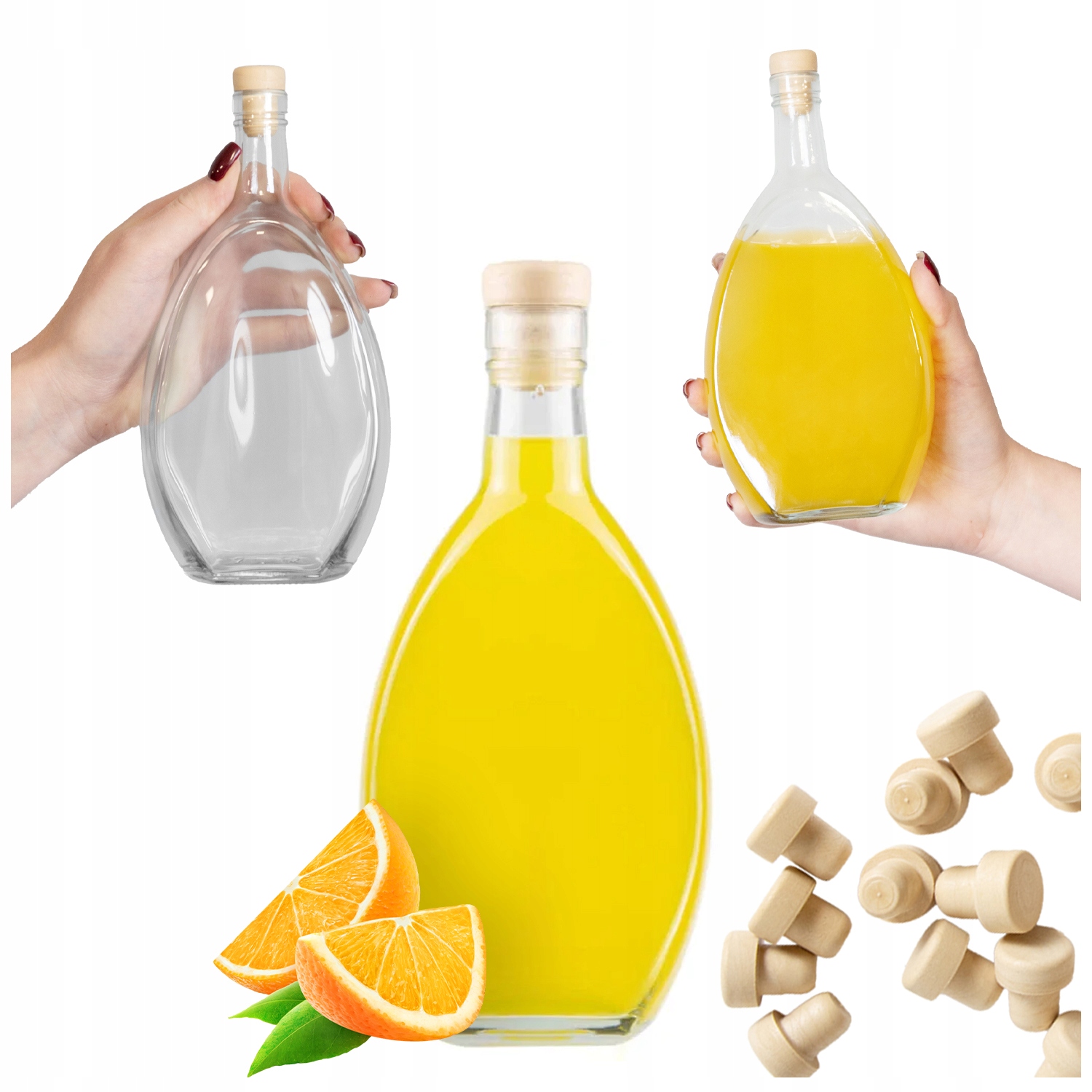 Butelka Szklana Elipsa 200 ml – Idealna do nalewek i likierów