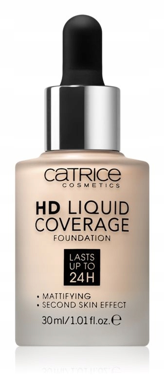 Catrice HD Liquid Coverage 24H Podkład 30ml 005 Ivory Beige – Idealne krycie na co dzień