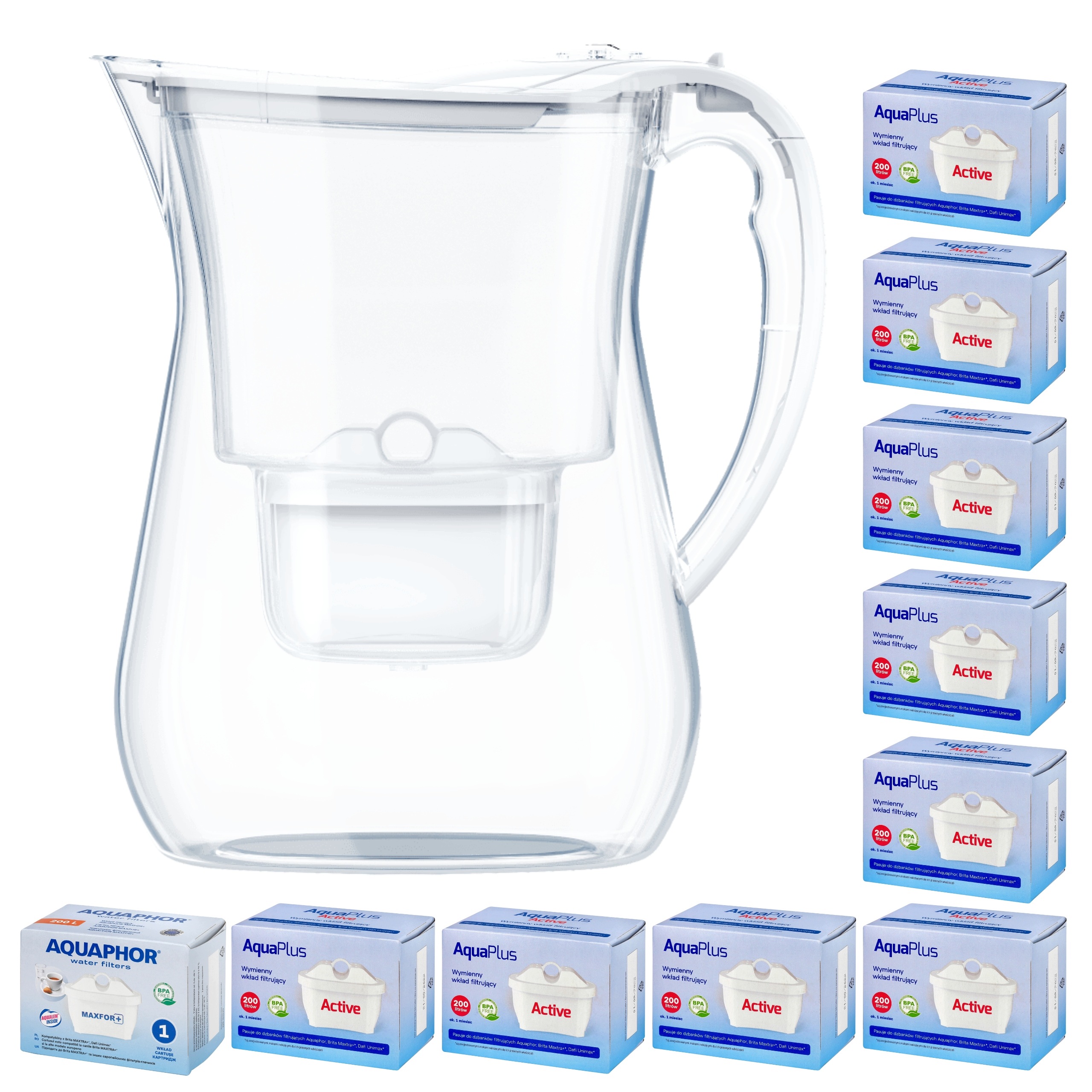 Wkłady filtracyjne Maxfor+ 9x AquaPlus – Doskonała jakość filtracji