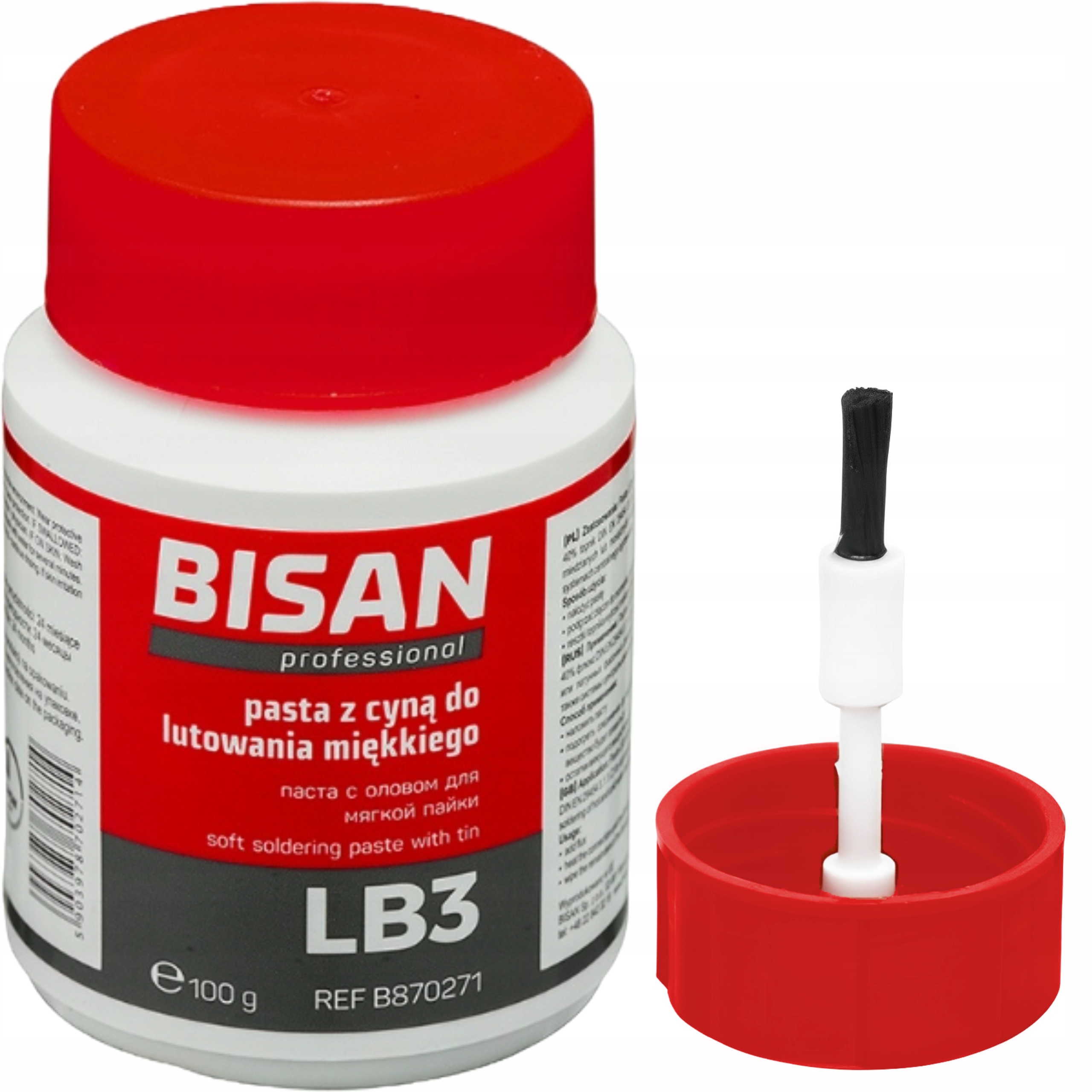 Skład i zawartość metalu w paście