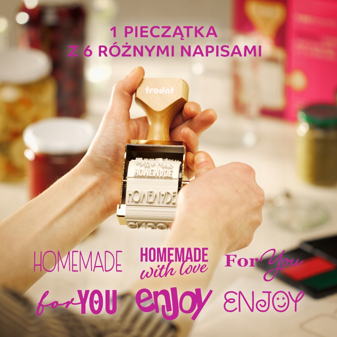 Cechy i zalety zestawu stempli Trodat Homemade