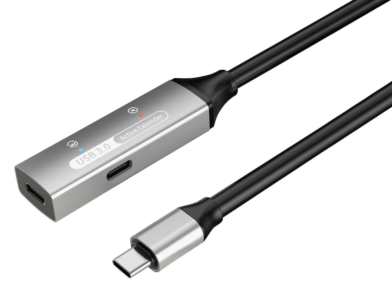 Aktywny przedłużacz USB-C z prędkością 5Gbps