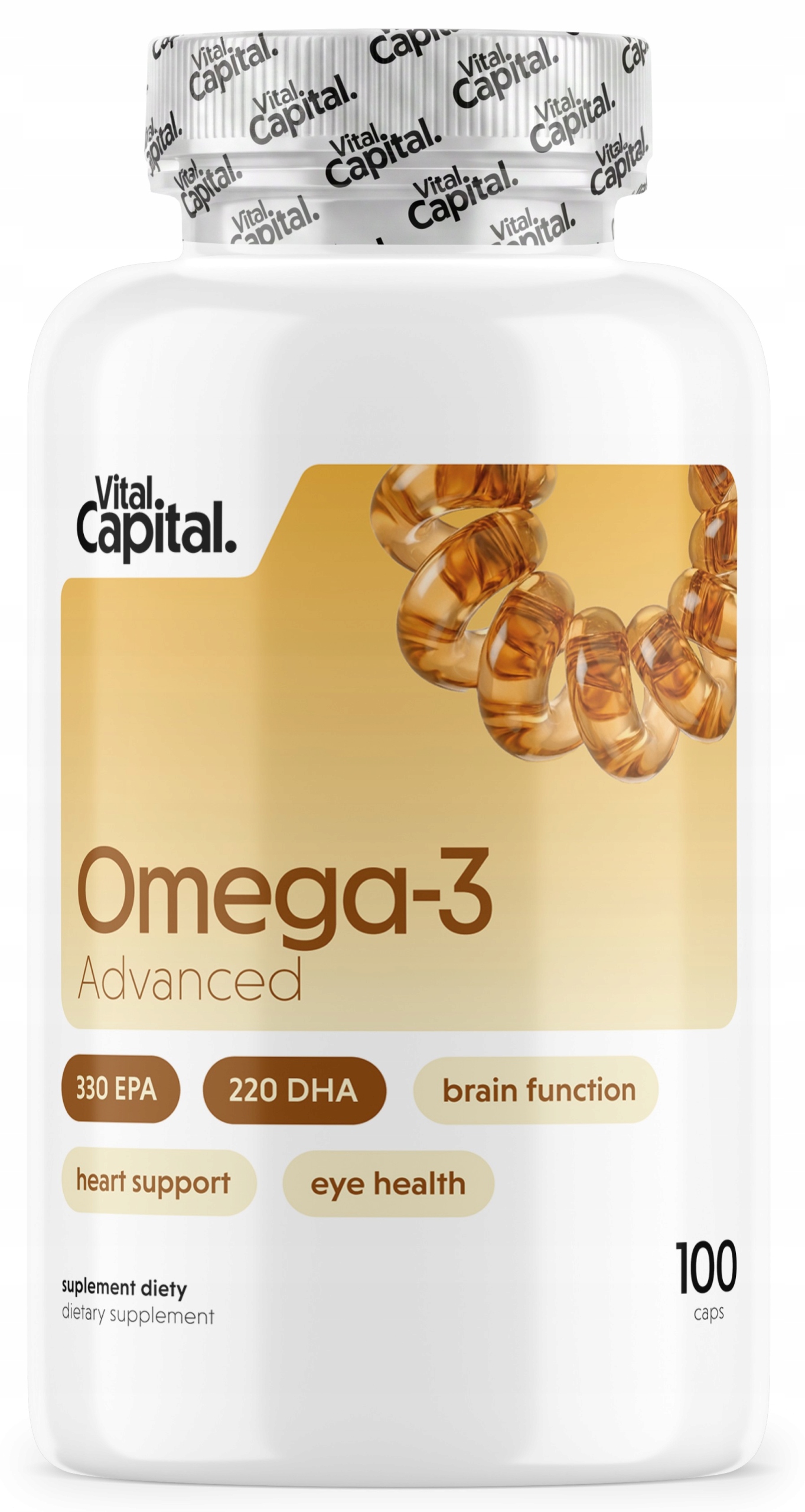 VITALCAPITAL Omega-3 Advanced – Wysokiej jakości suplement diety dla zdrowia