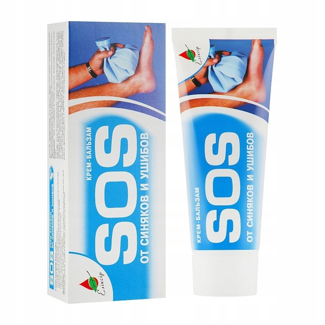 Elixir Krem-balsam SOS na siniaki i stłuczenia 75ml – Twoja pierwsza pomoc w urazach