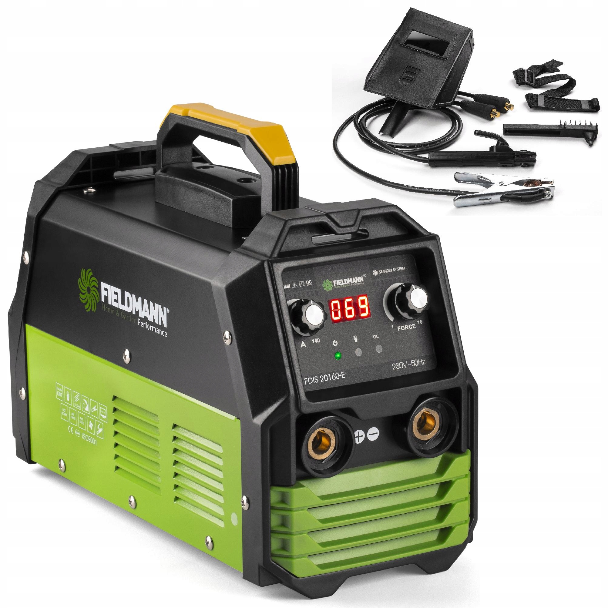 Zakres spawania: od 20 A do 160 A