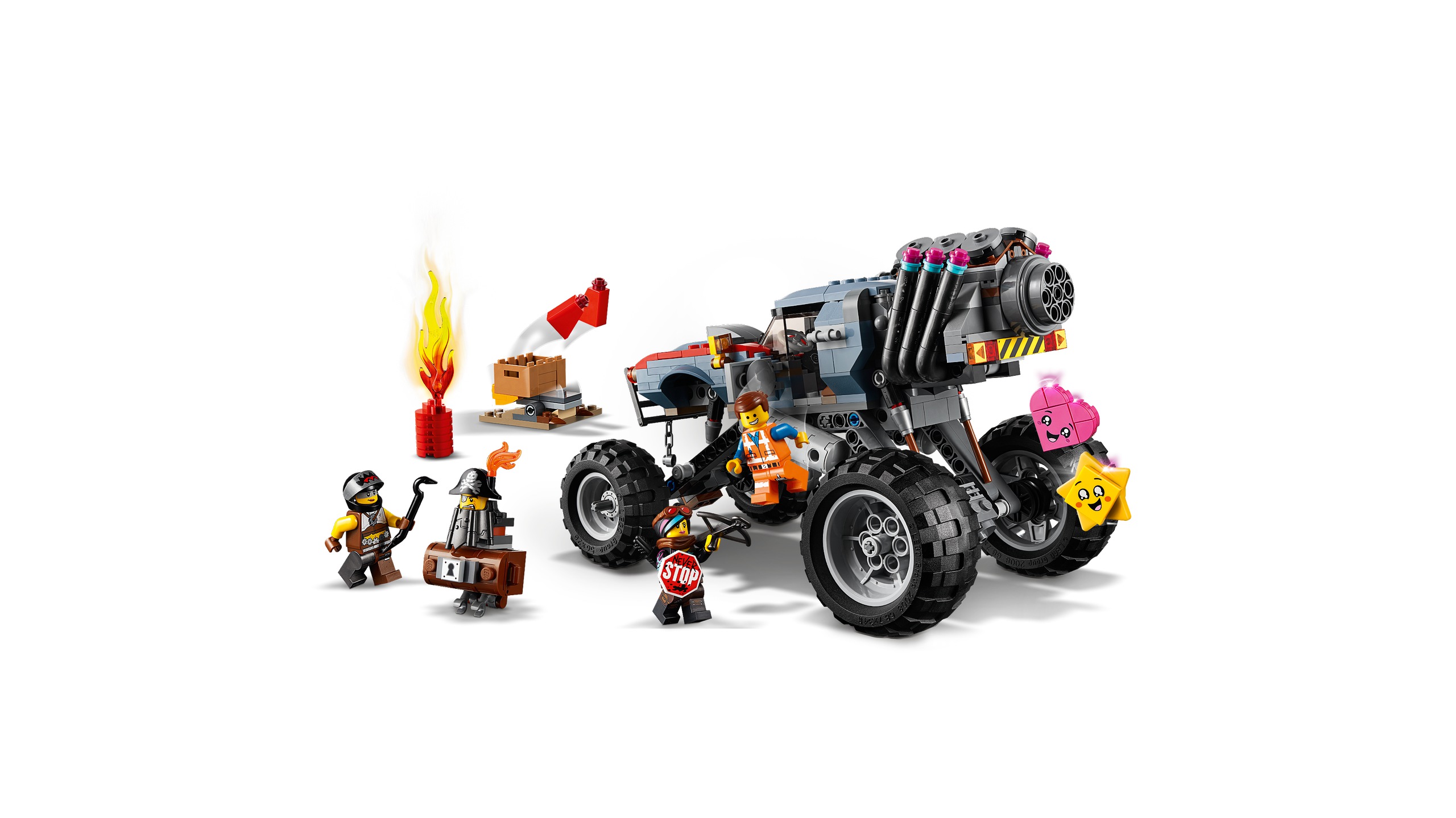 Zestaw LEGO MOVIE 2 – Ucieczka w Łaziku Emmeta i Lucy
