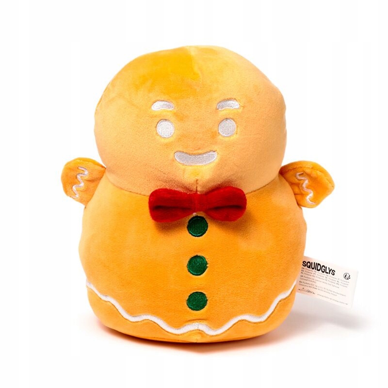 Pluszowa zabawka Squidglys - Baker Street Christmas Gingerbread Man – Idealny towarzysz zabaw
