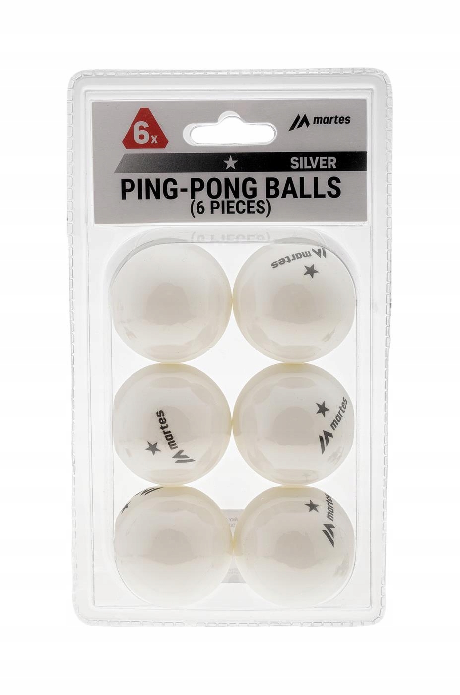 Materiał i średnica piłeczek PING SET