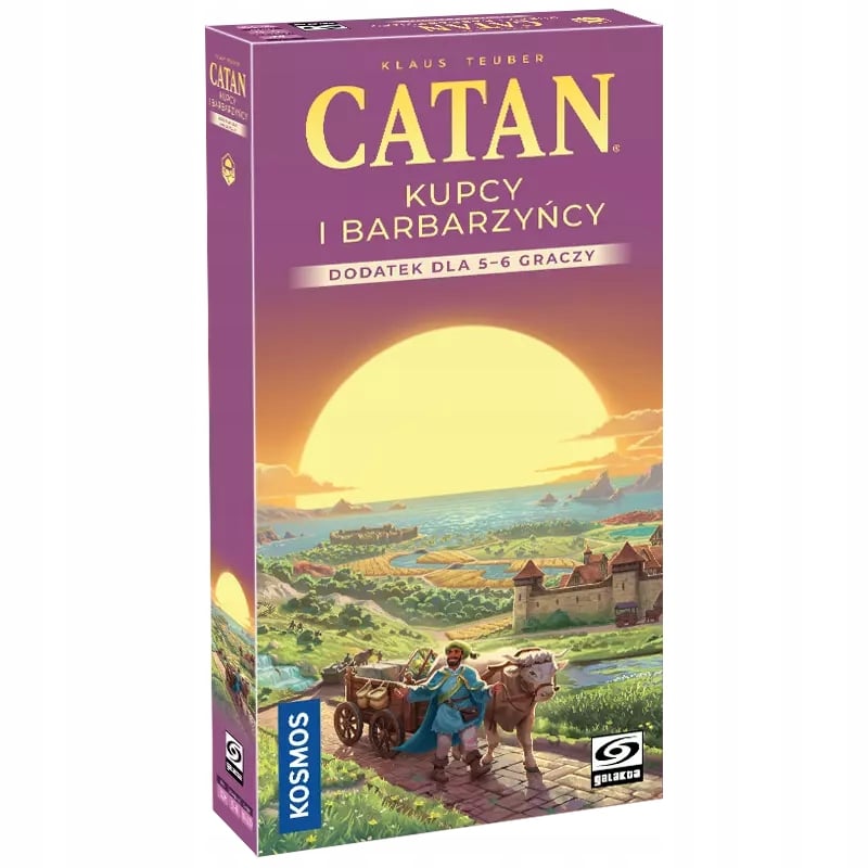 Catan: Kupcy i Barbarzyńcy - Dodatek dla 5-6 graczy (edycja 2025) – Nowe przygody w grze planszowej