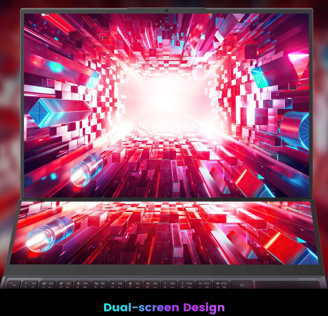 Podwójny ekran: 16 cali FHD i 14 cali 4K TouchScreen