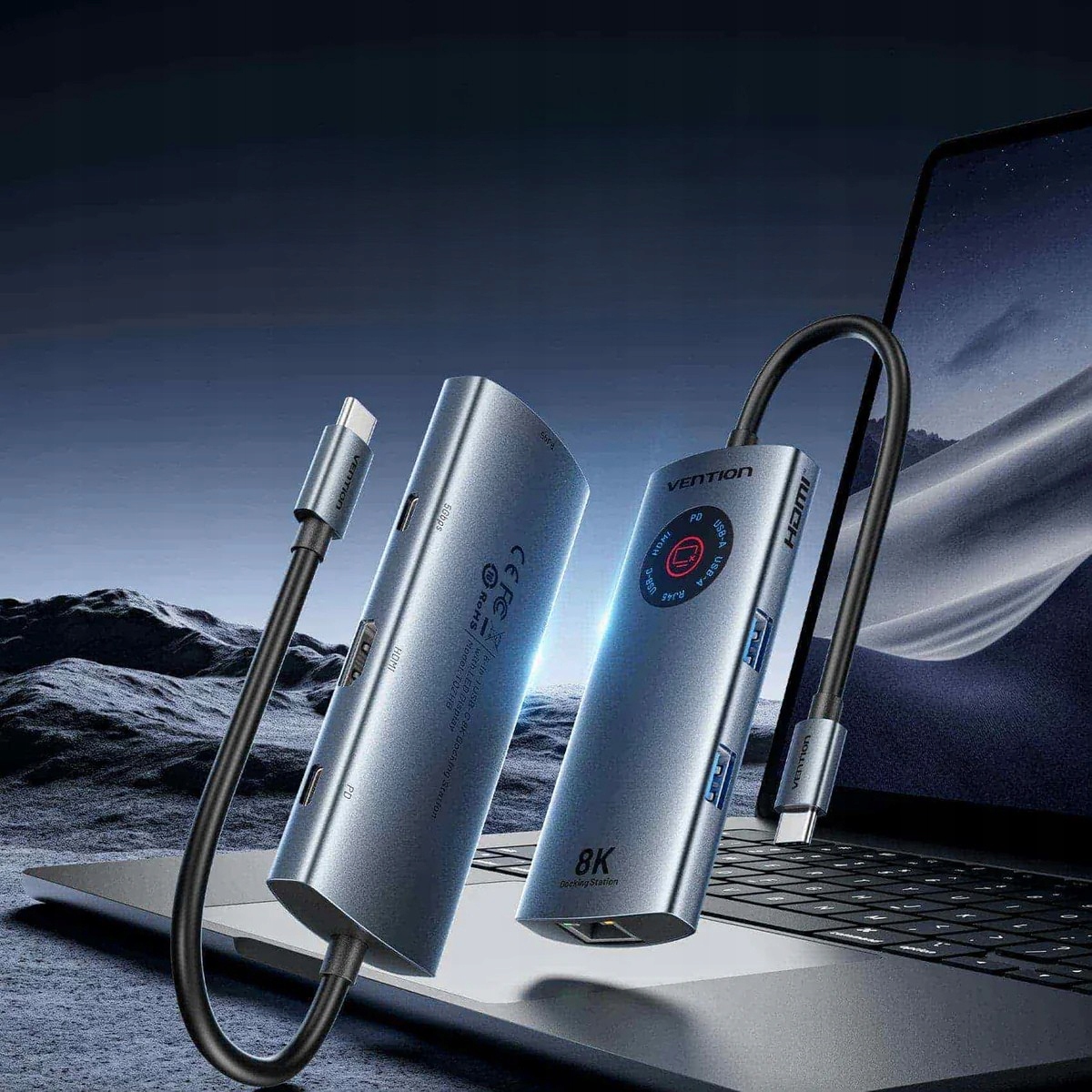 Szeroka gama portów – RJ-45, HDMI, USB-A i USB-C