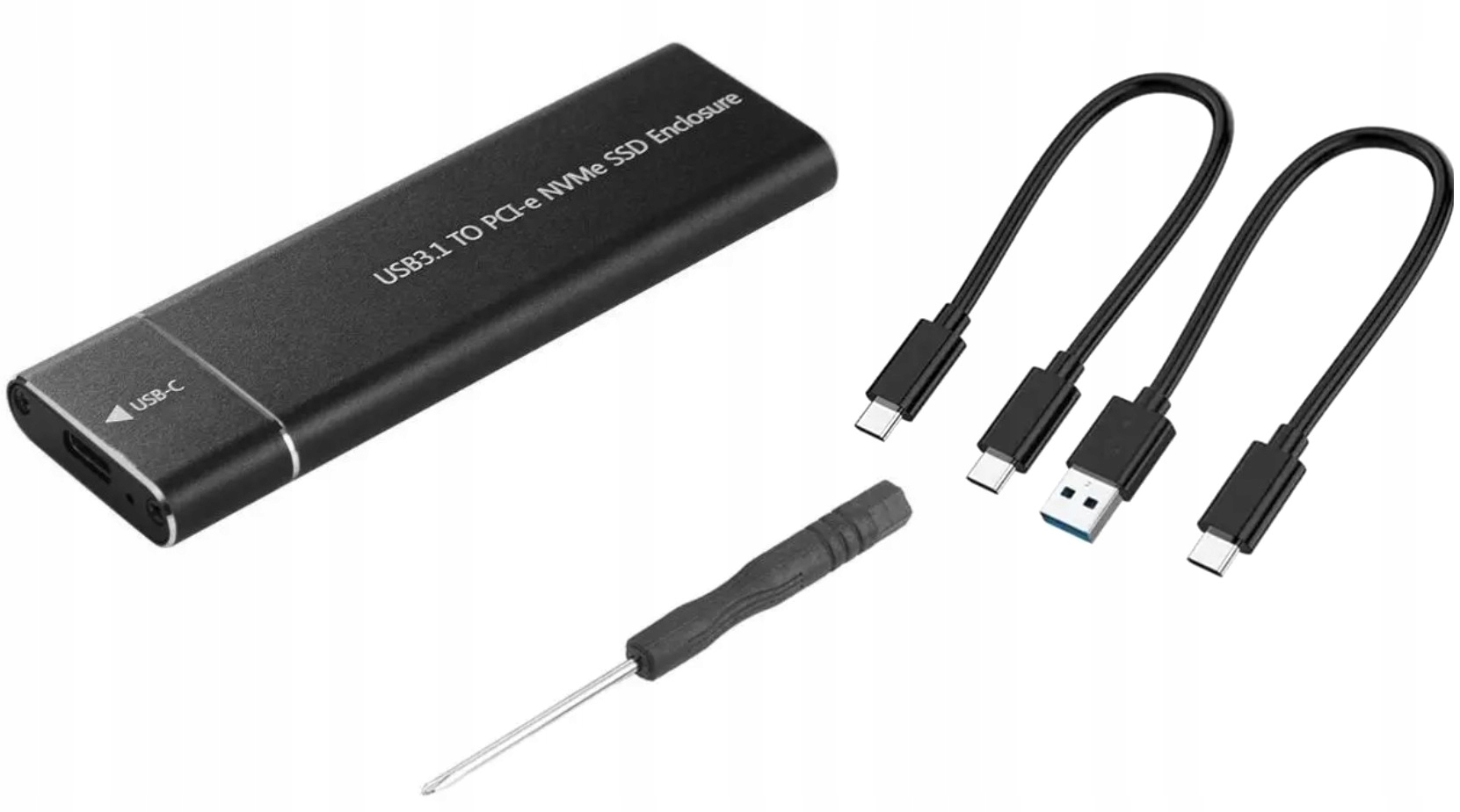 Obudowa na dysk M.2 NVME PCIe USB-C 3.1 Kieszeń M2 – Idealne rozwiązanie do przenoszenia danych