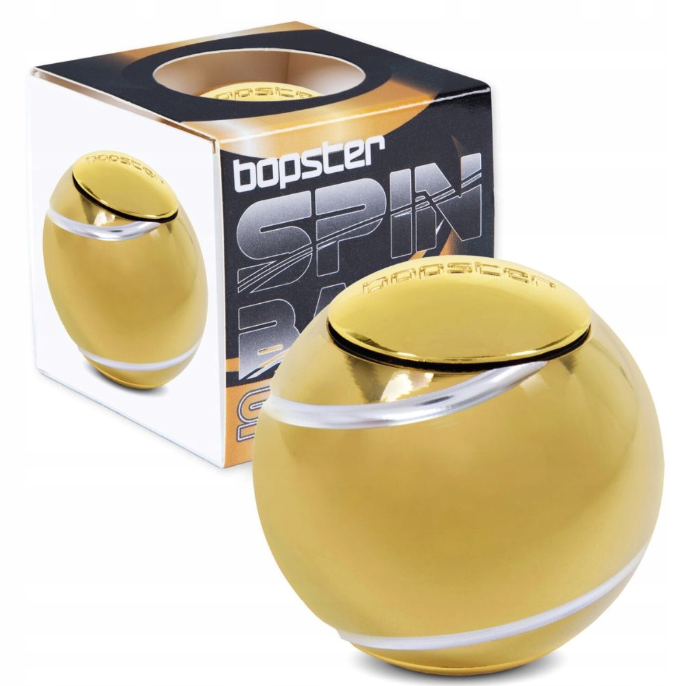Bopster - Fidget Spinner Ball - Złoty i Srebrny – Idealna zabawa dla dzieci