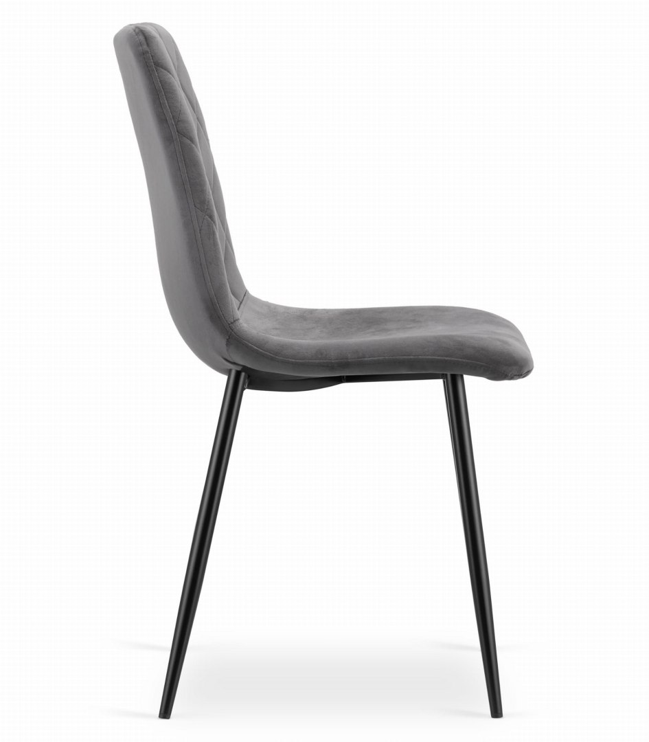 Nowoczesny design z czarnymi metalowymi nogami