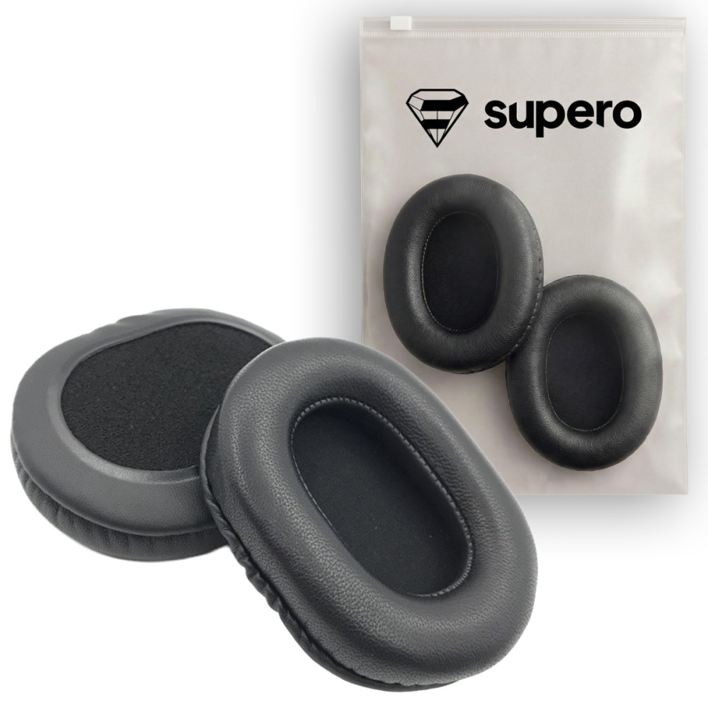 Nauszniki skórzane SUPERO z Memory Foam do SteelSeries Arctis 1 / 3 / 5 / 7 / 9X / Pro – Komfort i jakość dźwięku na najwyższym poziomie
