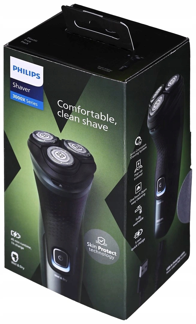 Golarka PHILIPS series 3000X X3052/00 – Komfort i precyzja w codziennej pielęgnacji