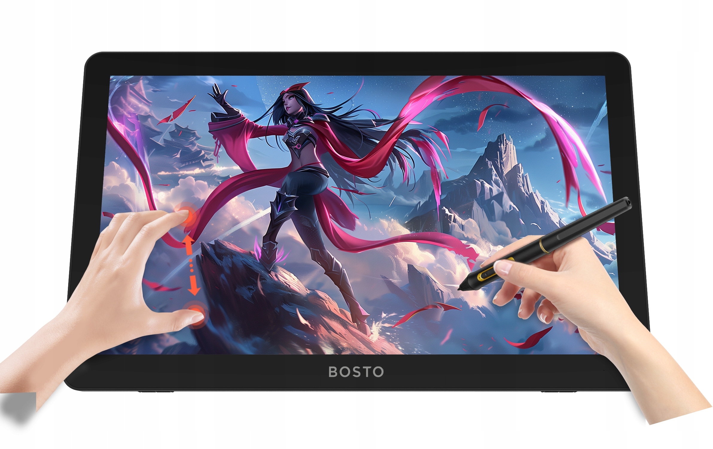 Tablet graficzny BOSTO BT-19HDT(P) – Twoje narzędzie do cyfrowej sztuki