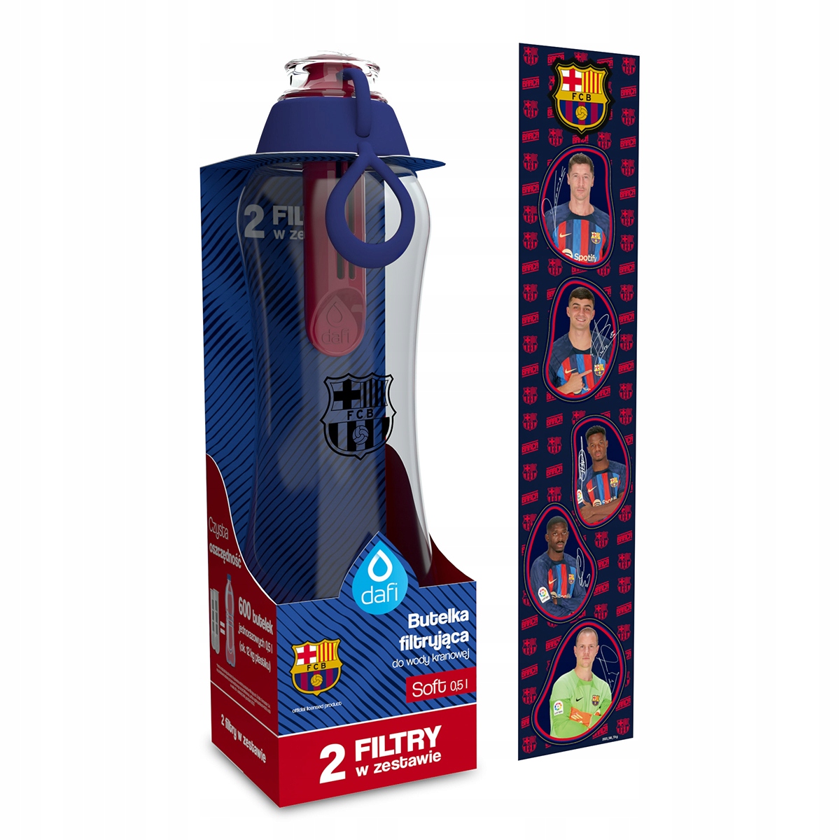 Butelka Dafi SOFT FC Barcelona 0,5l – Idealna dla fanów sportu