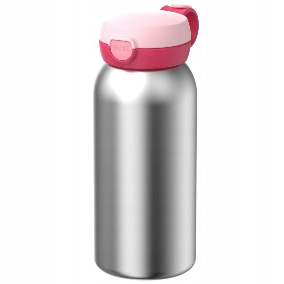 Butelka stalowa Flip Cap Campus 600 ml Cool Pink – Idealna dla dzieci